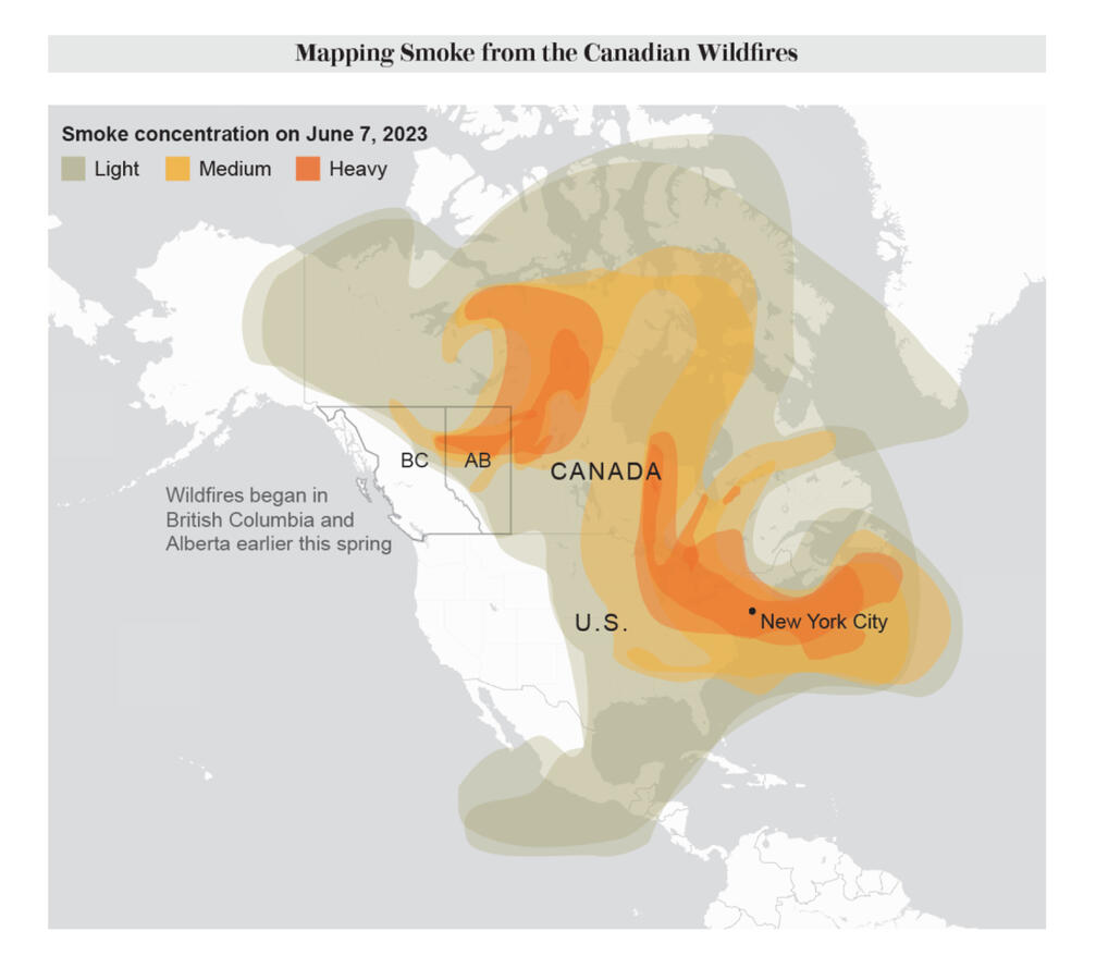 Wildfire Smoke Map